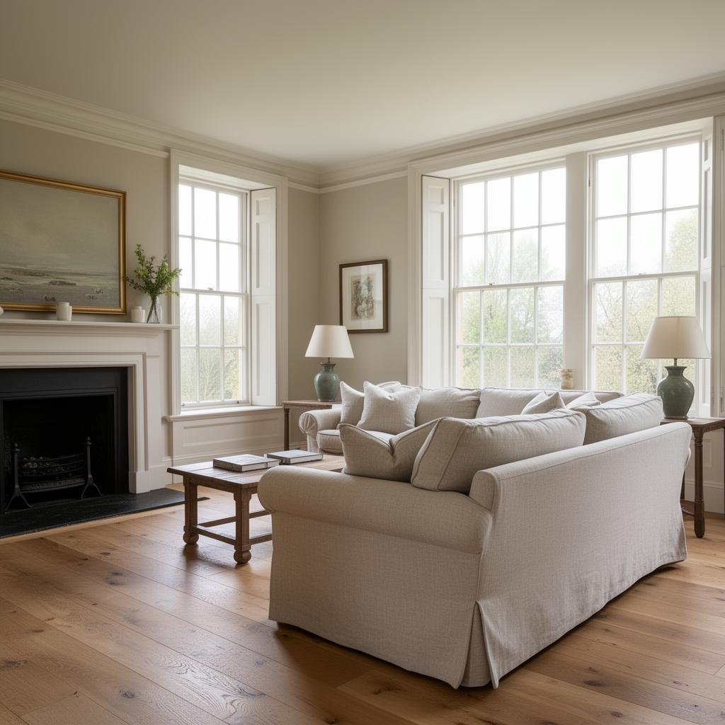 Bright interior of a Surrey home